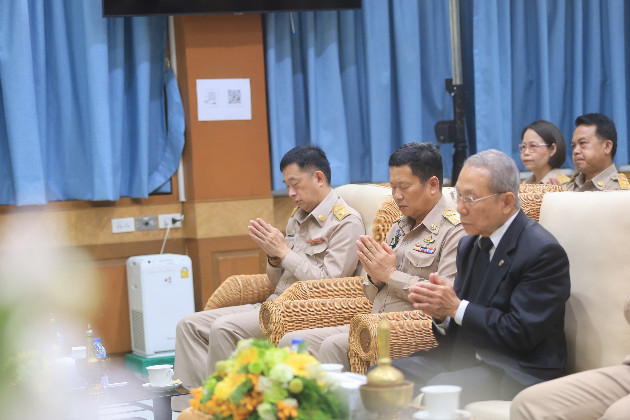 title - ส.ป.ก. จัดพิธีสักการะสิ่งศักดิ์สิทธิ์และพิธีสงฆ์ในโอกาสวันคล้ายวันสถาปนาครบรอบ 51 ปี